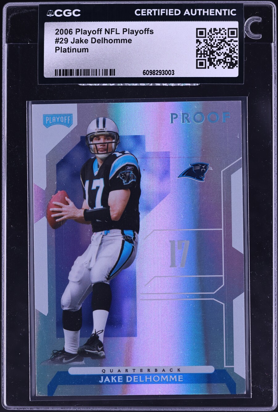 Platinum Jake Delhomme