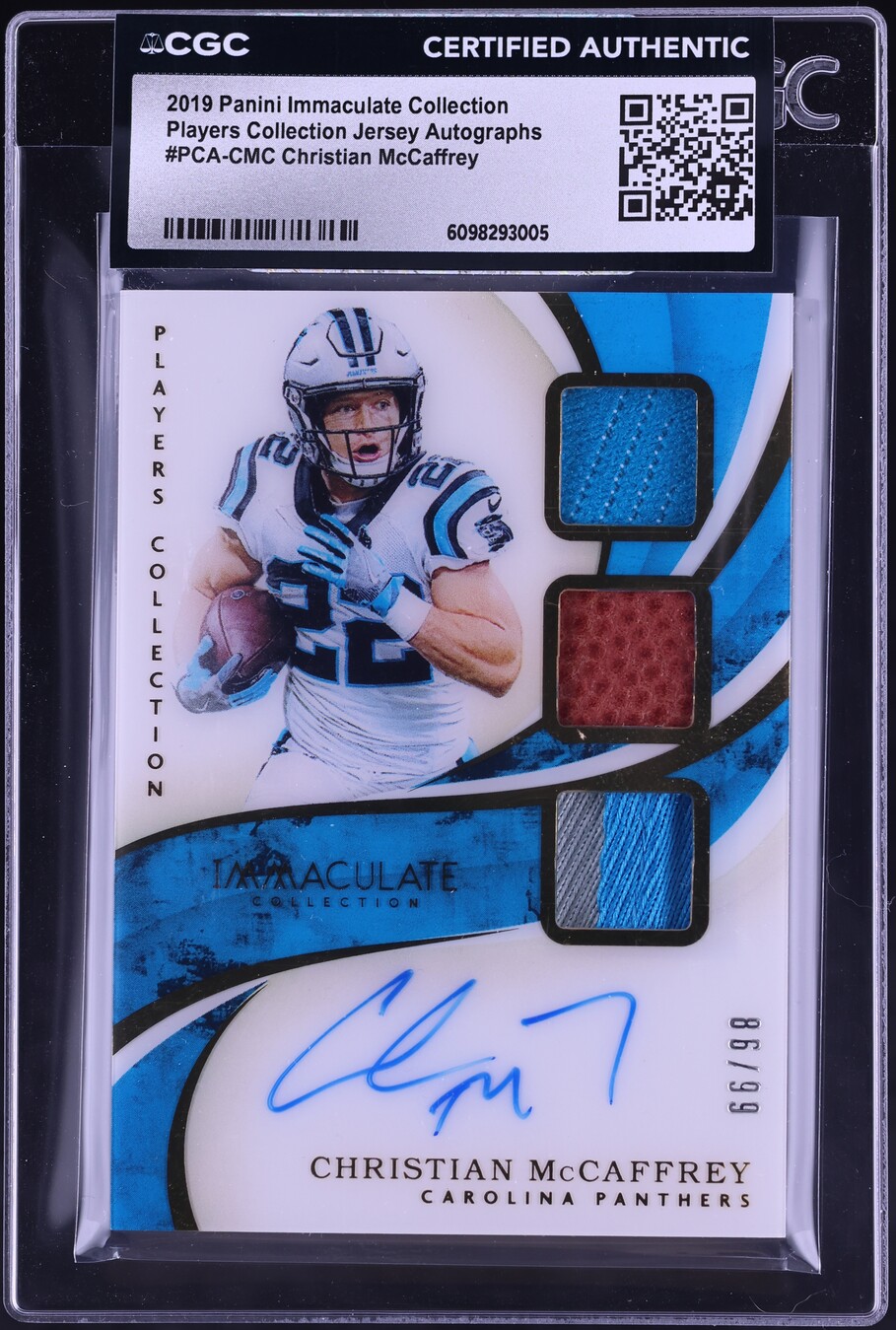 Collection Players Collection Jersey AUTO Christian McCaffrey