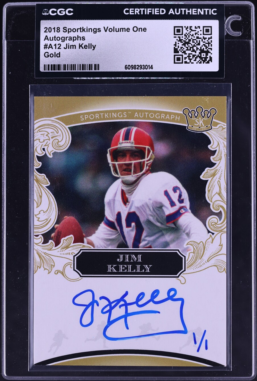 AUTO Gold Jim Kelly
