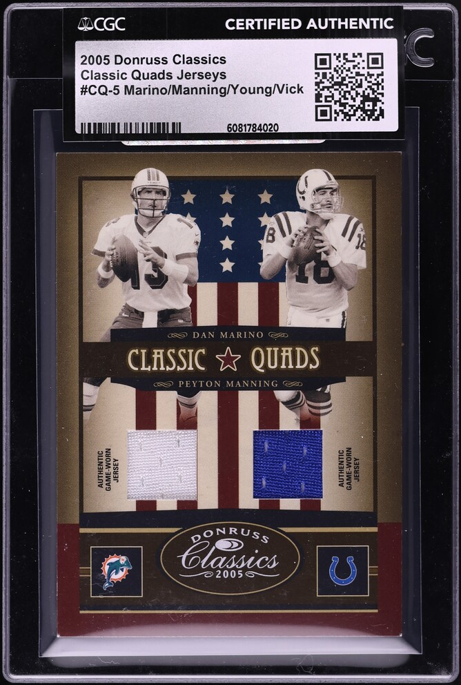 Quads Marino Manning Young Vick PATCH /25